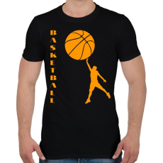 PRINTFASHION Kosárlabda  - Férfi póló - Fekete