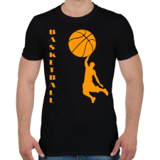 PRINTFASHION Kosárlabda  - Férfi póló - Fekete férfi póló