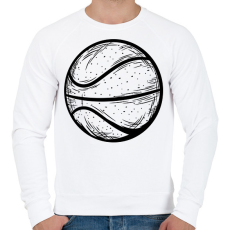 PRINTFASHION Kosárlabda - Férfi pulóver - Fehér