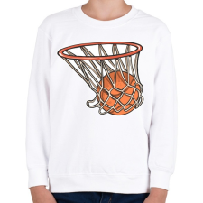 PRINTFASHION Kosárlabda - Gyerek pulóver - Fehér gyerek pulóver, kardigán