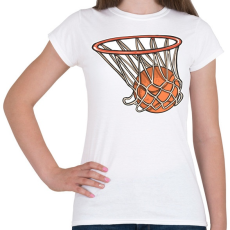 PRINTFASHION Kosárlabda - Női póló - Fehér