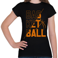 PRINTFASHION kosárlabda  - Női póló - Fekete