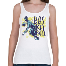 PRINTFASHION Kosárlabda sport - basketball - Női atléta - Fehér női trikó