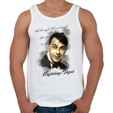 PRINTFASHION Kosztolányi Dezső - Férfi atléta - Fehér