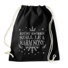 PRINTFASHION Kosztolányi Dezső - Karácsony - Sportzsák, Tornazsák - Fekete