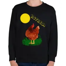 PRINTFASHION kotkoda - Gyerek pulóver - Fekete gyerek pulóver, kardigán