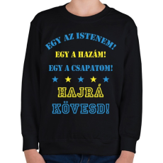 PRINTFASHION Kövesd - Gyerek pulóver - Fekete