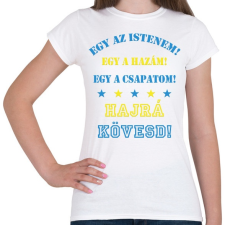 PRINTFASHION Kövesd - Női póló - Fehér női póló