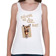 PRINTFASHION Követ az őz he - Női atléta - Fehér