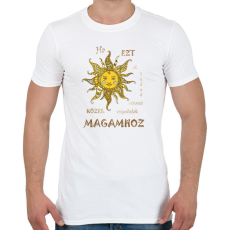 PRINTFASHION Közel engedlek - Férfi póló - Fehér