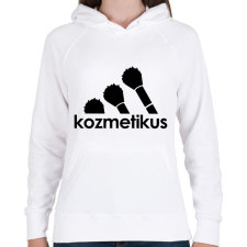 PRINTFASHION Kozmetikus - márka paródia - Női kapucnis pulóver - Fehér női pulóver, kardigán