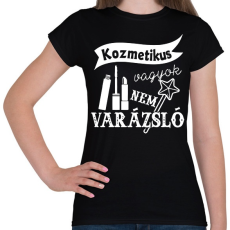 PRINTFASHION Kozmetikus - Női póló - Fekete