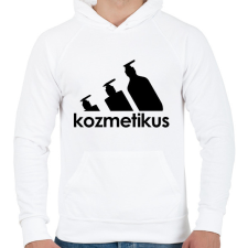 PRINTFASHION Kozmetikus - paródia - Férfi kapucnis pulóver - Fehér férfi pulóver, kardigán