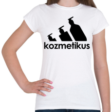 PRINTFASHION Kozmetikus - paródia - Női póló - Fehér