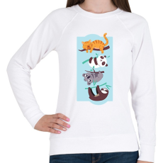 PRINTFASHION Közös hobbi - Női pulóver - Fehér