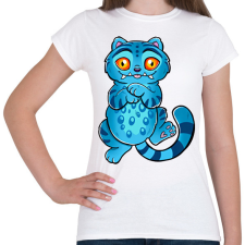 PRINTFASHION Kpop Demon Hunters - Derpy Tiger - Női póló - Fehér női póló