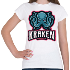 PRINTFASHION Kraken Slayer - Női póló - Fehér női póló