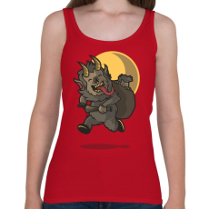 PRINTFASHION KRAMPUSZ - Női atléta - Cseresznyepiros