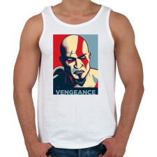 PRINTFASHION Kratos bosszúja - Férfi atléta - Fehér atléta, trikó