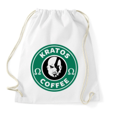 PRINTFASHION Kratos Coffee - Sportzsák, Tornazsák - Fehér tornazsák