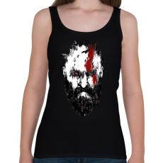 PRINTFASHION Kratos - God of War - Női atléta - Fekete