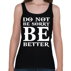 PRINTFASHION Kratos idézet - Női atléta - Fekete