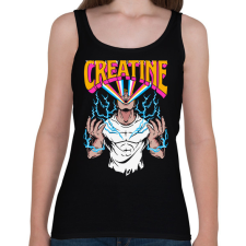 PRINTFASHION Kreatin - Női atléta - Fekete női trikó