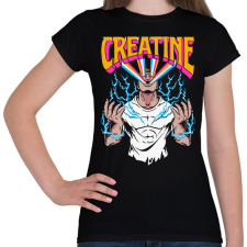 PRINTFASHION Kreatin - Női póló - Fekete női póló