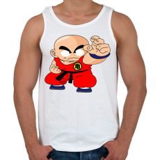 PRINTFASHION Krilin - Férfi atléta - Fehér