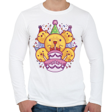 PRINTFASHION Kripto szülinap - Férfi hosszú ujjú póló - Fehér férfi póló