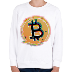 PRINTFASHION Kriptovaluta - Gyerek pulóver - Fehér