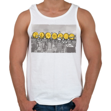 PRINTFASHION Kriptovaluták - Férfi atléta - Fehér atléta, trikó