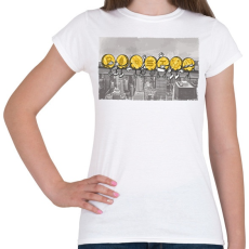 PRINTFASHION Kriptovaluták - Női póló - Fehér