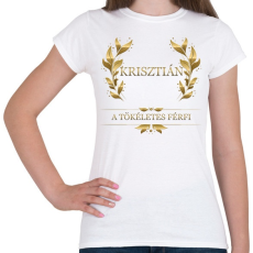 PRINTFASHION Krisztián - Női póló - Fehér