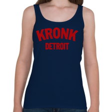PRINTFASHION Kronk detroit - Női atléta - Sötétkék női trikó