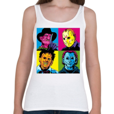 PRINTFASHION Krueger és a haverok - Női atléta - Fehér