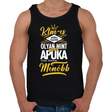 PRINTFASHION KTM-es apuka - Férfi atléta - Fekete atléta, trikó