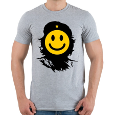 PRINTFASHION Kuba smile - Férfi póló - Sport szürke férfi póló