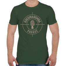 PRINTFASHION Kucsmagomba vadász - Férfi póló - Katonazöld férfi póló