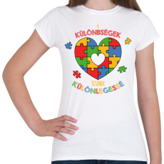 PRINTFASHION Különlegessé tesz - Női póló - Fehér
