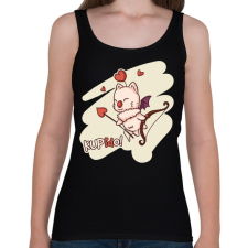 PRINTFASHION KUPidO - Női atléta - Fekete női trikó