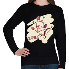 PRINTFASHION KUPidO - Női pulóver - Fekete