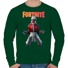 PRINTFASHION Kuro homura Fortnite - Férfi pulóver - Sötétzöld férfi pulóver, kardigán