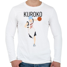 PRINTFASHION Kuroko no Basket - Kuroko - Férfi hosszú ujjú póló - Fehér