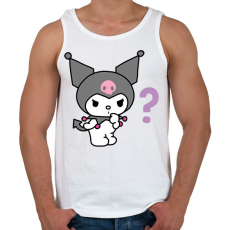 PRINTFASHION Kuromi Sanrio - Férfi atléta - Fehér