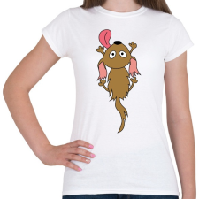 PRINTFASHION Kuty, a legjobb barát - Női póló - Fehér női póló