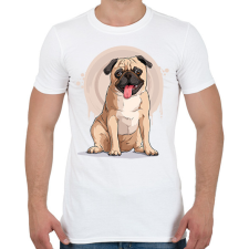 PRINTFASHION kutya - Férfi póló - Fehér férfi póló