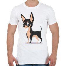 PRINTFASHION Kutya  - Férfi póló - Fehér férfi póló