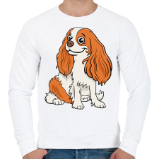 PRINTFASHION kutya - Férfi pulóver - Fehér férfi pulóver, kardigán