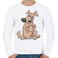 PRINTFASHION kutya - Férfi pulóver - Fehér férfi pulóver, kardigán